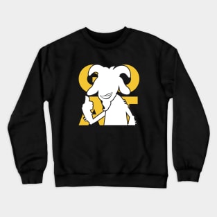 GOAT - Greatest Of All Time Thumbs Up Crewneck Sweatshirt